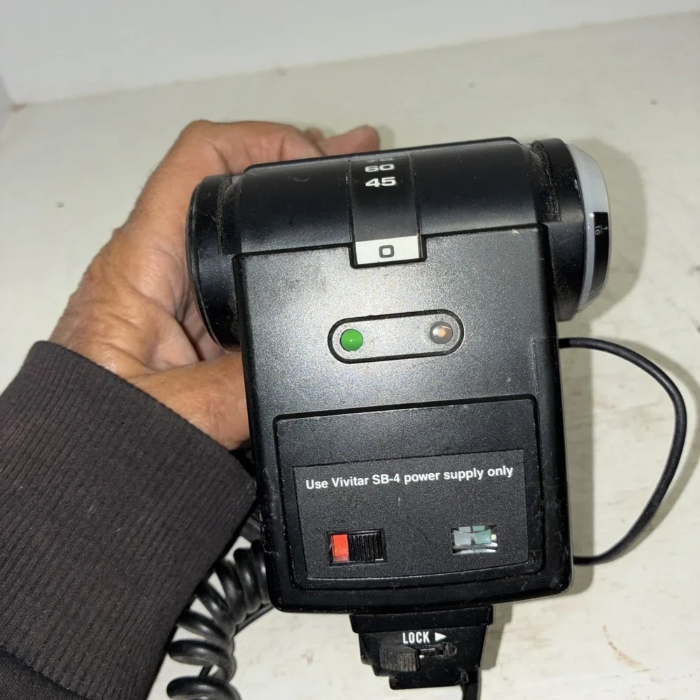 Vintage Vivitar 200m Thyristor 285 Vari-Power Flash Untested Needs Cleaned
